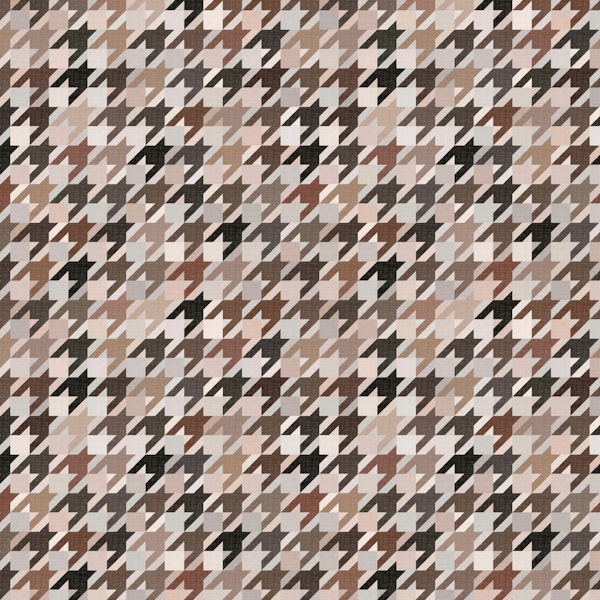 Houndstooth Texture Dark Academia No.01 WM