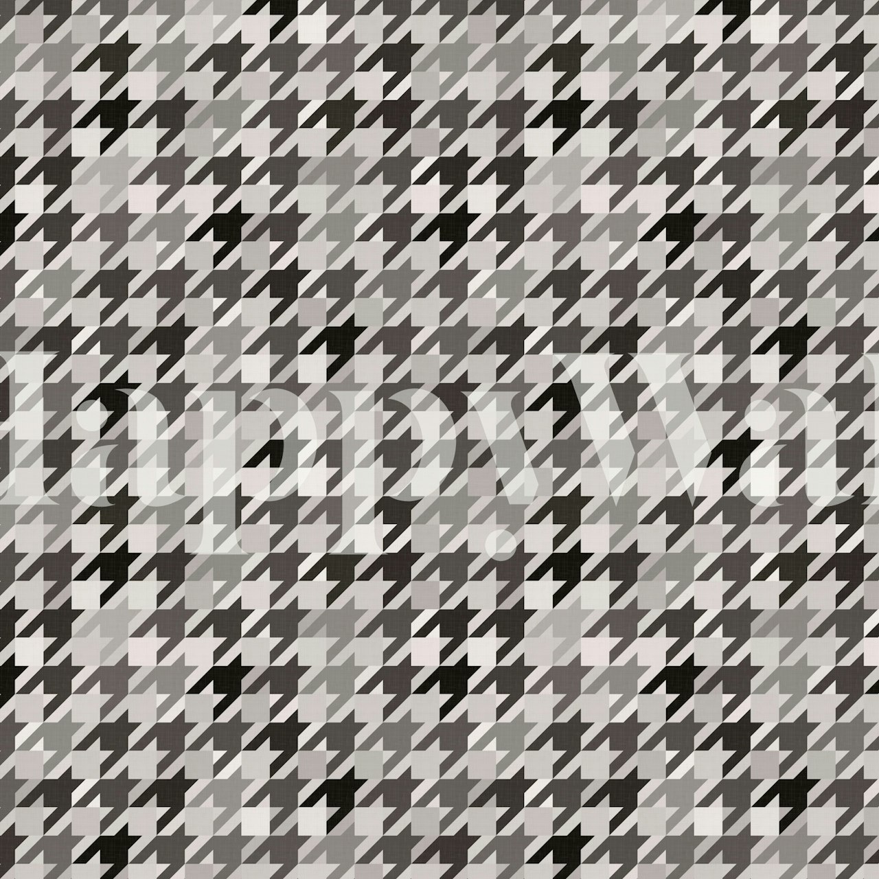 Houndstooth Texture Dark Academia No.02 WM i et rom
