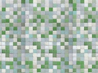 Vintage Tile Artistry (green) tapete