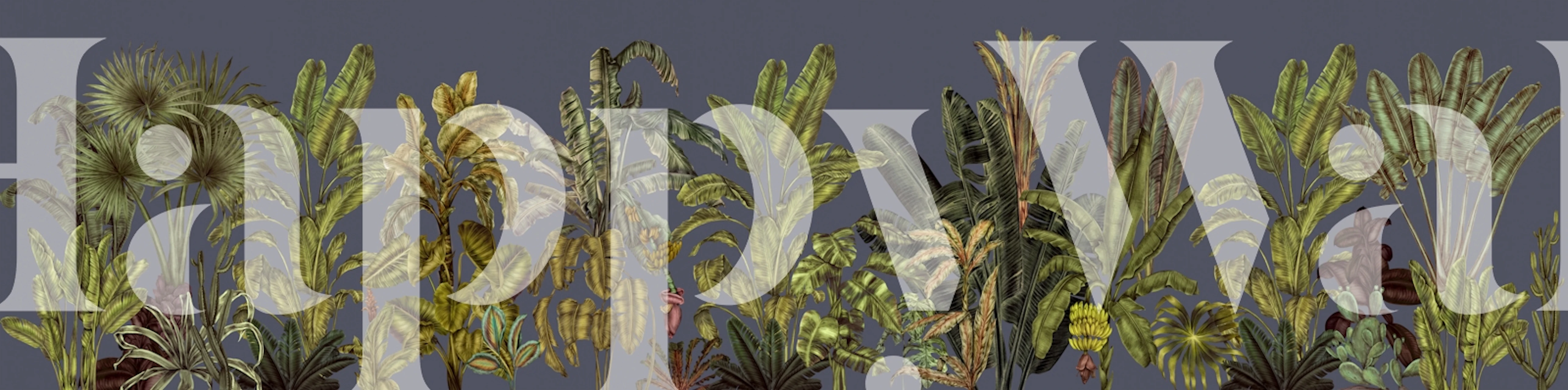 Tropical Jungle Vibes tapet i ett rum