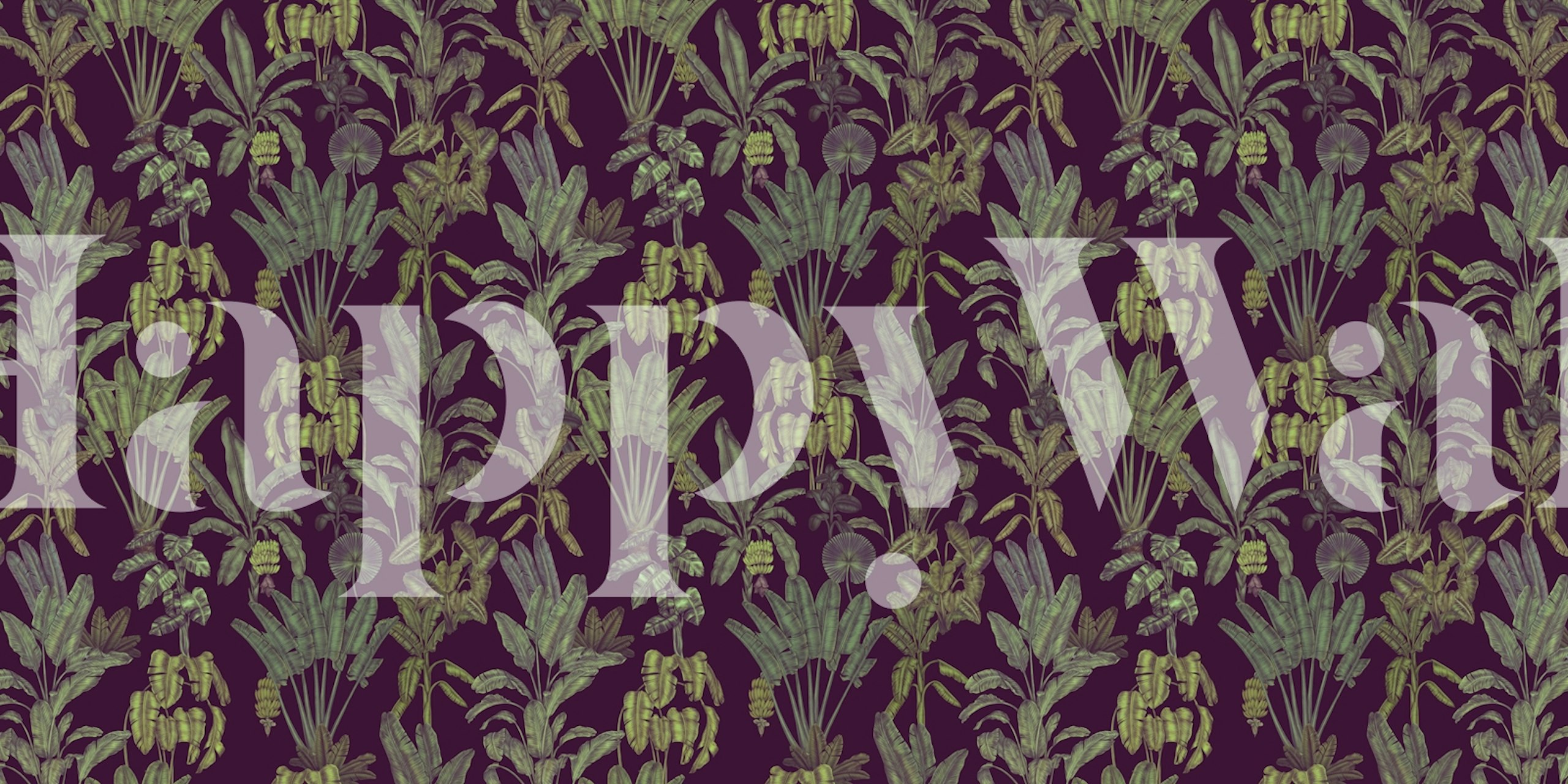 Lush Jungle Greens behang in een kameropstelling