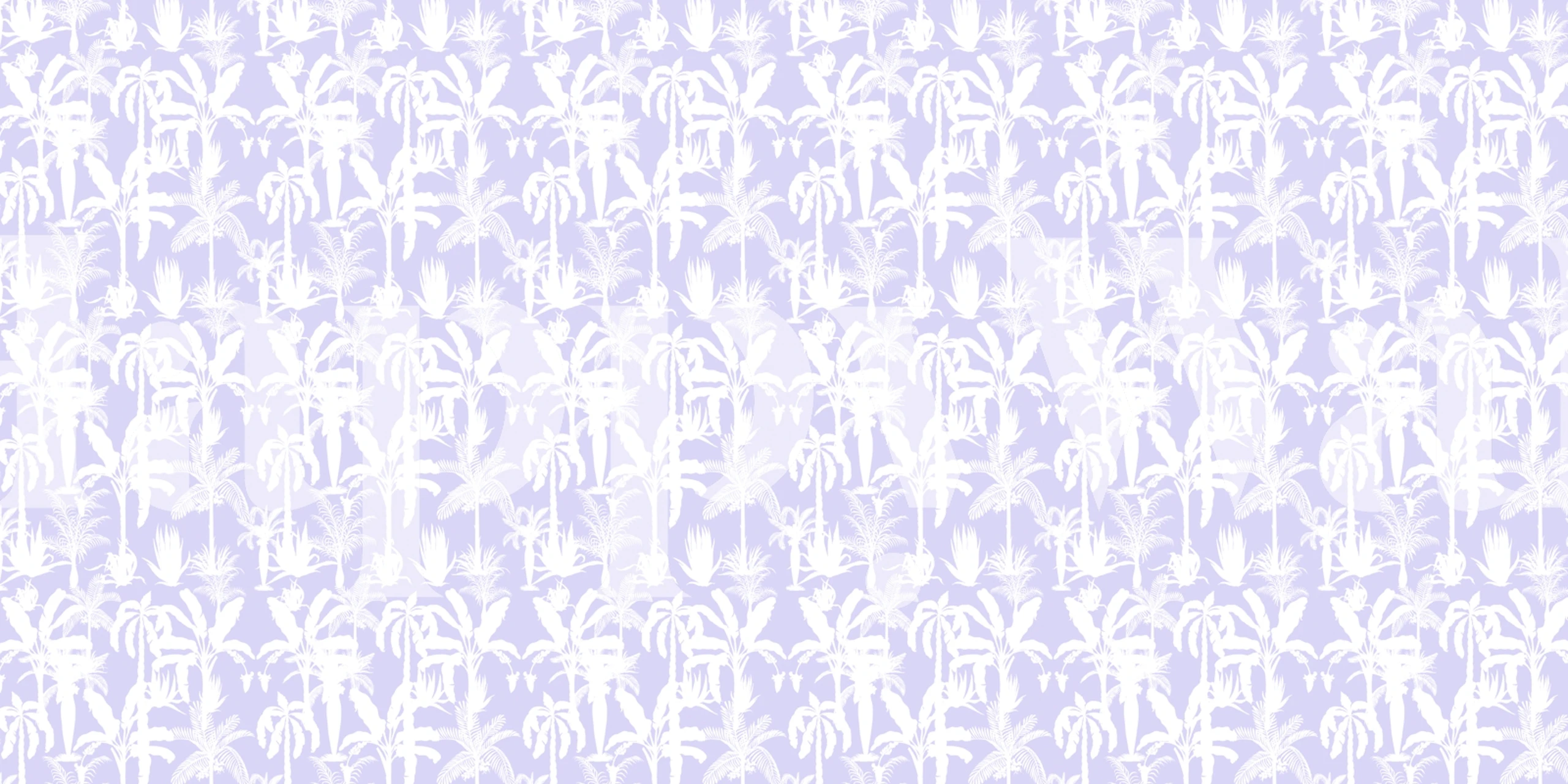 Lavender Jungle Dream wallpaper in a room