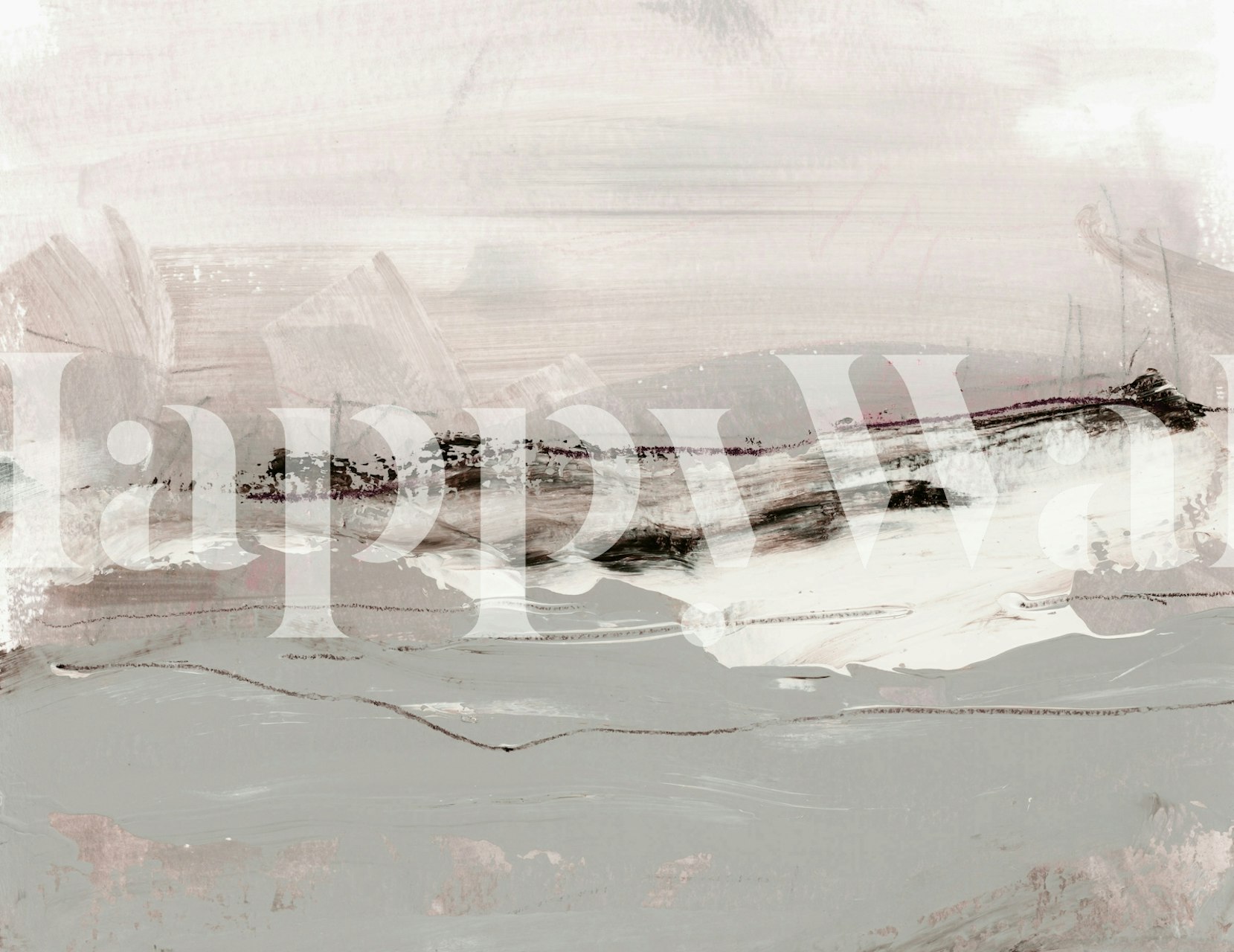 Calm Natural Tones wallpaper displayed in a room