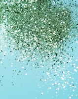 Green Blue Summer Glitter 1 ταπετσαρία