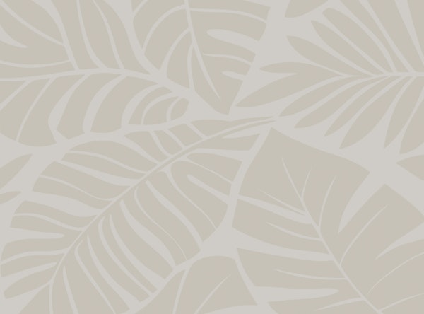 Leafy Calm Charm Warm Neutral Beige