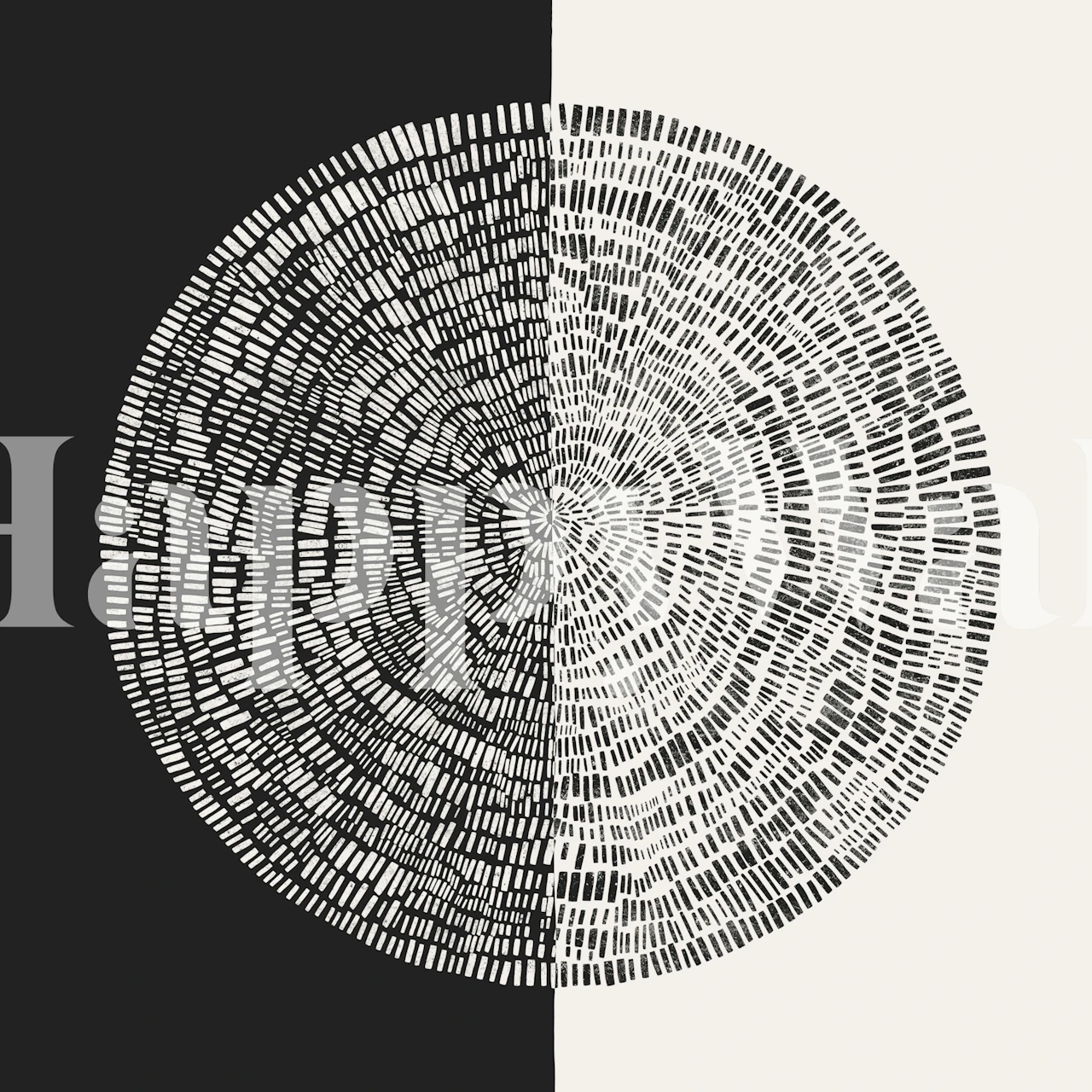 Zen Harmony wallpaper in a modern room