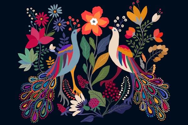 Peacock Garden Harmony