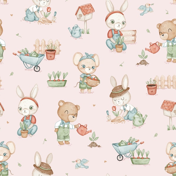 Happy Gardening - pink