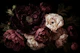Moody Opulent Baroque Night Flowers Garden 1