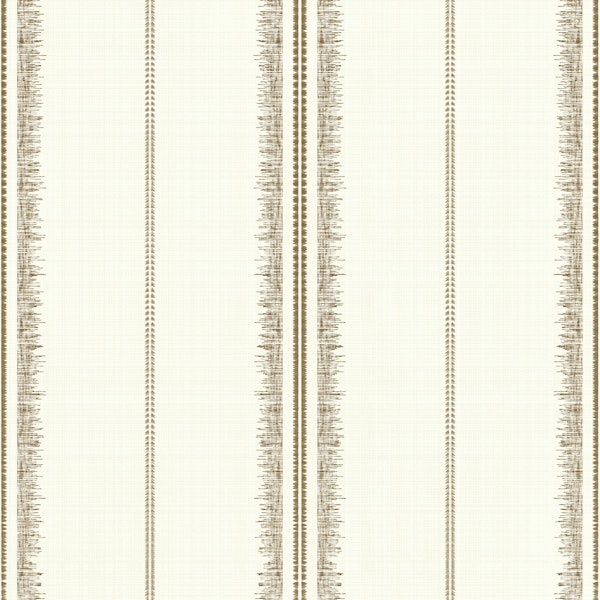 Boho Stripes Linen-Gold Dull