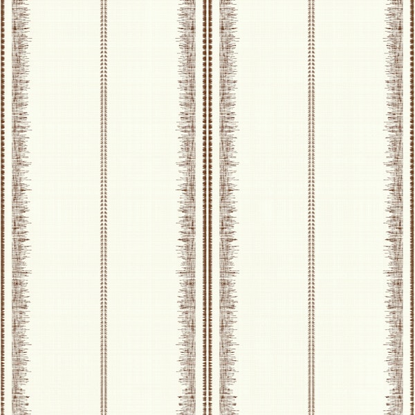 Boho Stripes Linen-Cinnamon