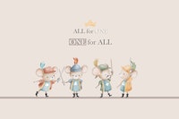 Musketeer Mice Adventure on Oat tapet