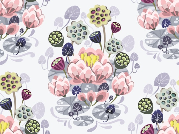 Lotus flowers (small scale)