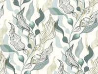 Whimsical kelp forest tapet