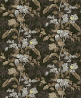 Botanical Serenity - Brown papiers peint