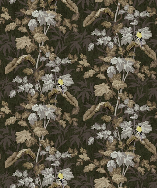 Botanical Serenity - Brown