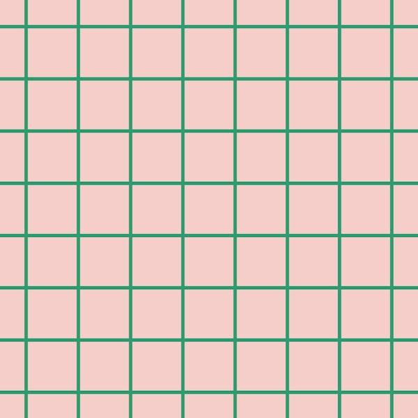 Minimal Squares - Pink and Green