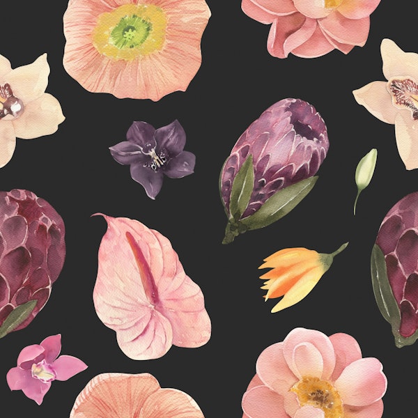 Lush Garden – Tropical Flowers