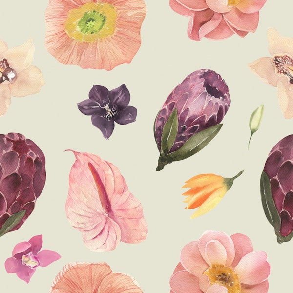 Tropical Floral Pattern