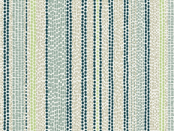 handwoven boho stripe teal