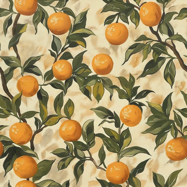 Fresh Citrus Unique Painted