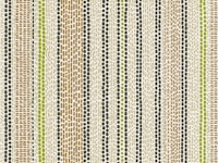 handwoven boho stripe khaki and green tapeta