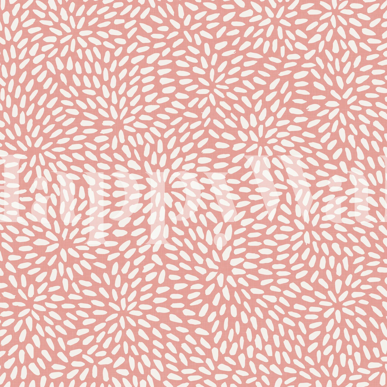 Hand Drawn Organic Shapes Romantic Pink WM i et rum
