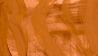 soft strokes warm orange behang