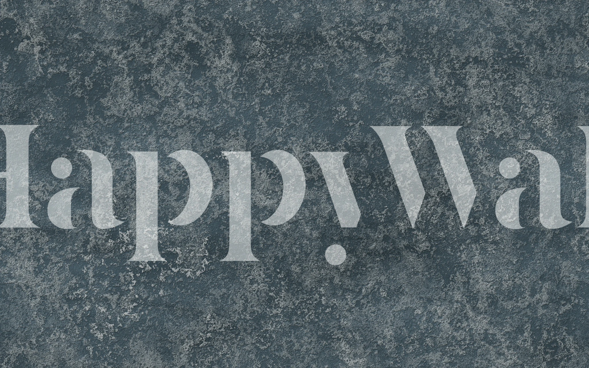 Carta da parati Deep Slate Stone Aesthetic in una stanza