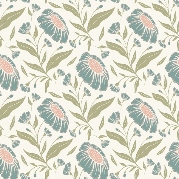 Botanical Daisy Garden Bliss