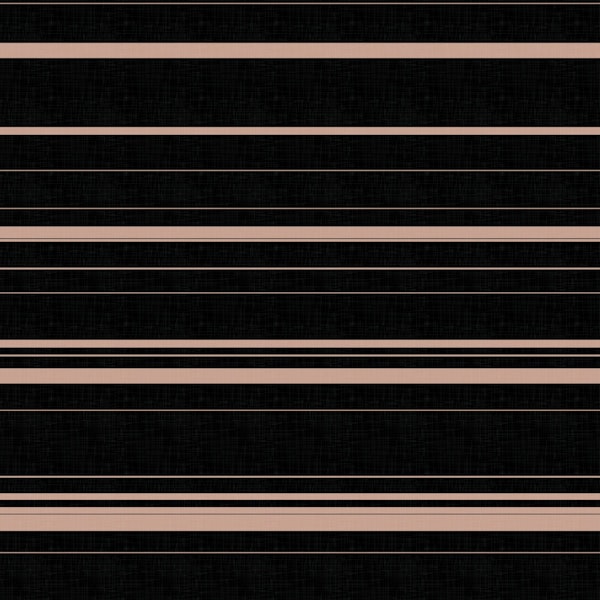 Horizontal Stripes Black and Blush WM