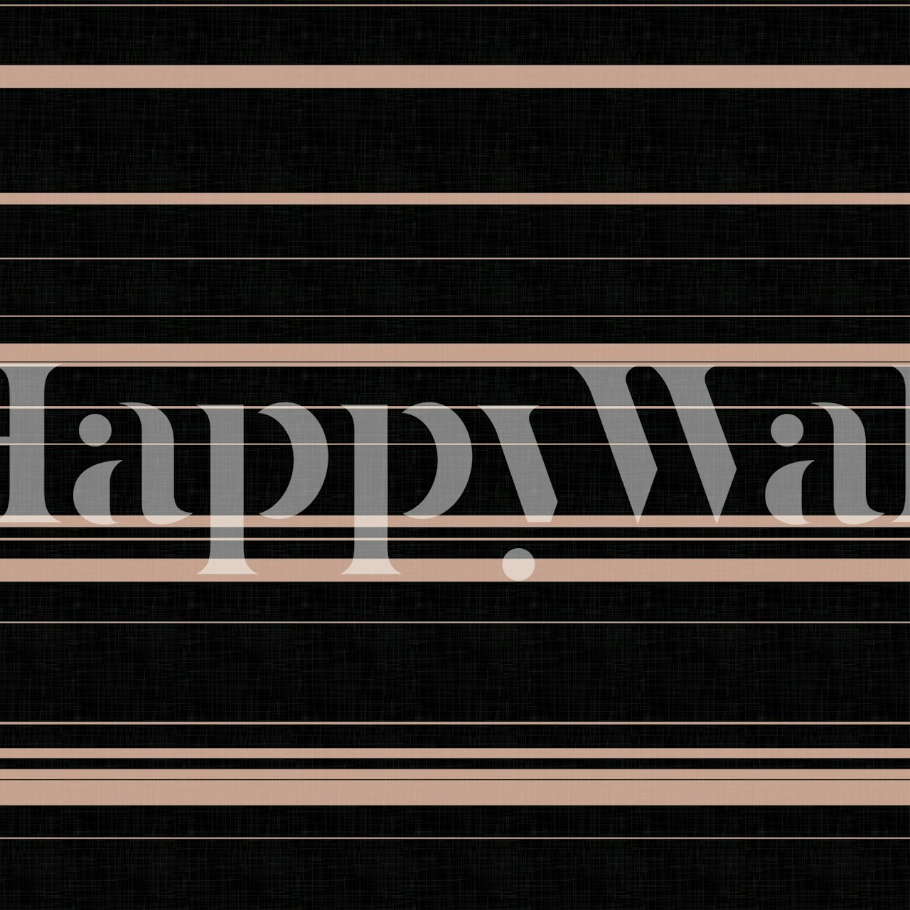 Horizontal Stripes Black and Blush WM v místnosti