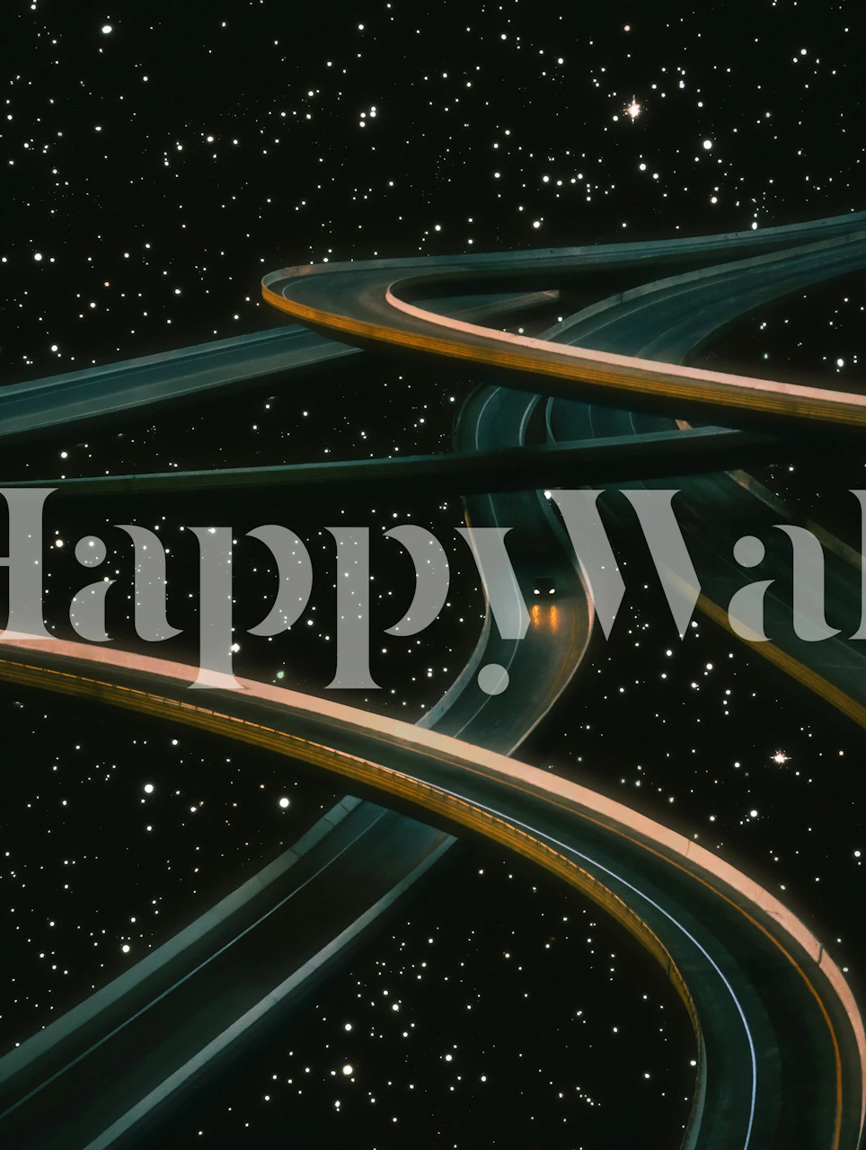 Driving Alone Thinking of You wallpaper in a room