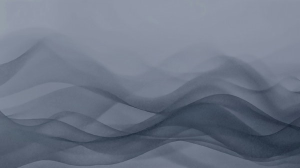Moody Grey Ocean Mist Waves
