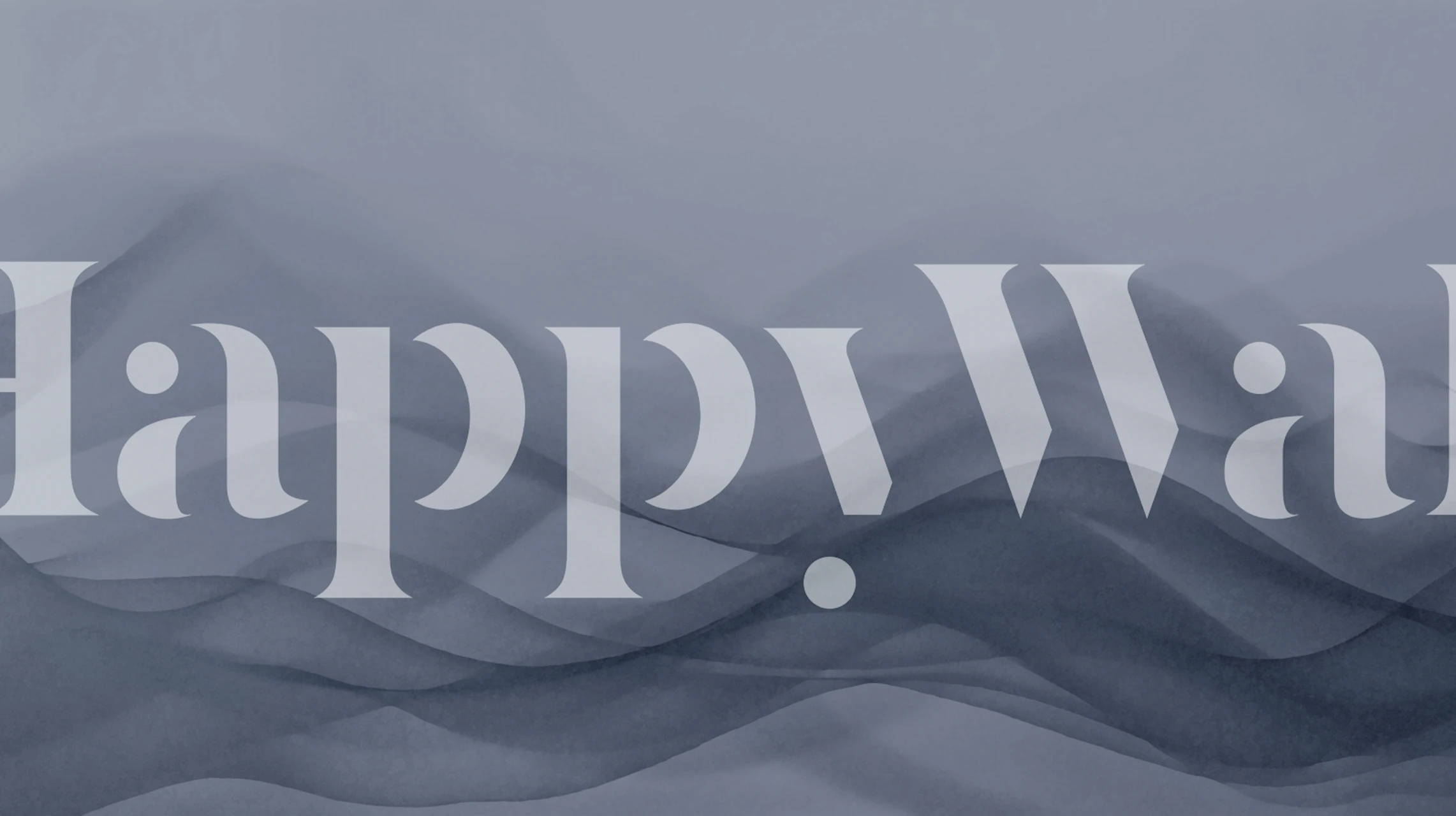 Grey ocean waves wallpaper with soft flowing patterns