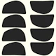Abstract Geometric Pattern in Black and Cream