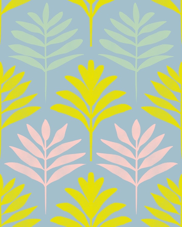 Pastel Palms Harmony