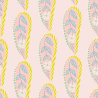 Vintage Leaf Paisley ταπετσαρία