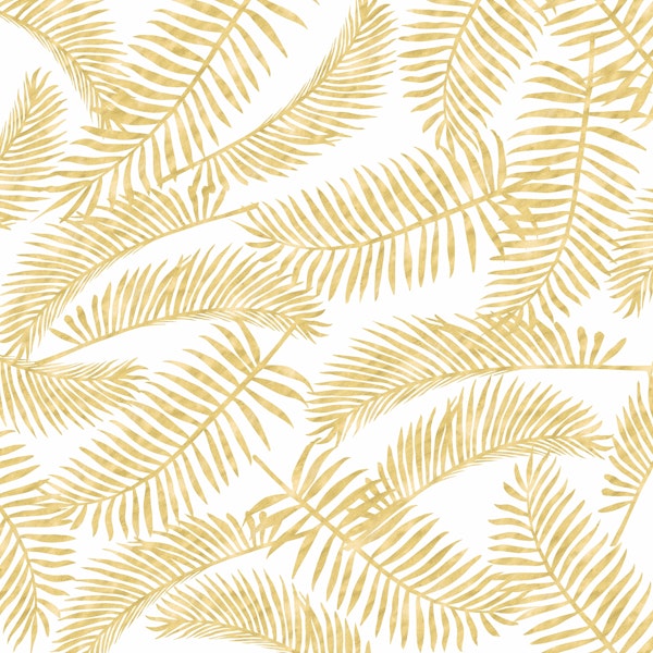 Palm Leaf Pattern Golden