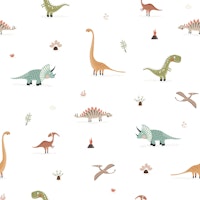 Playful Dinosaur Adventure behang