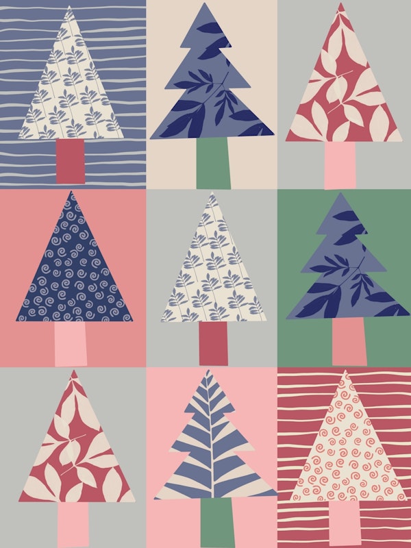 Playful Tree Patchwork