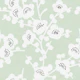 Modern Cherry Blossom - Pale Green