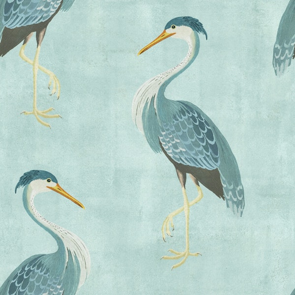 Blue Heron - Aqua Blue