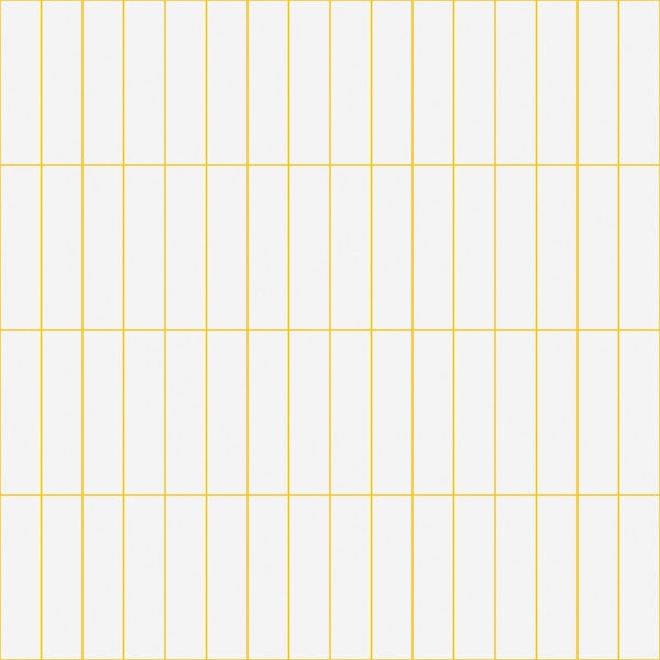 Vertical Grid Pattern - White and Yellow
