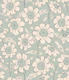Vintage Daisy Meadow in Soft Dusty Sage Green