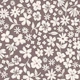 Organic Hand Drawn Wildflower Mocha Brown