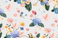 Tropical Bloom Harmony wallpaper