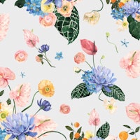 Tropical Bloom Harmony tapete