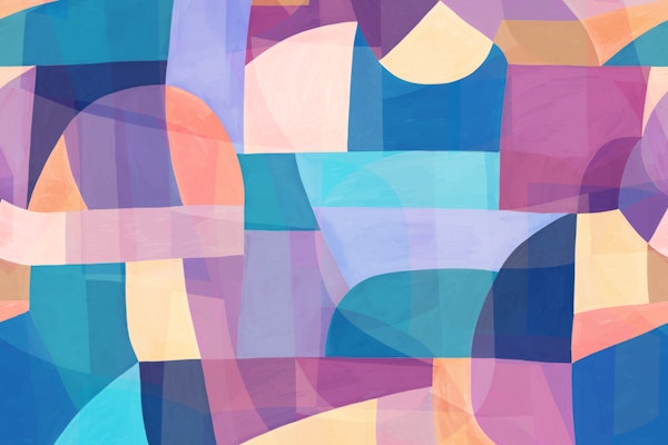 Dusk Painted Geometric