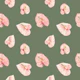 Minimalist Anthurium Flower Pattern